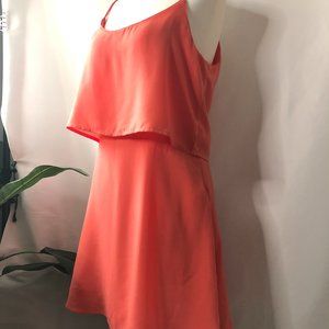 Abercrombie & Fitch | Flowy Coral Dress (size M)